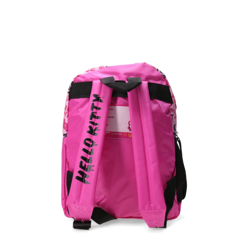 Mochila Hello Kitty 12" Be Kind Fucsia - Blanco