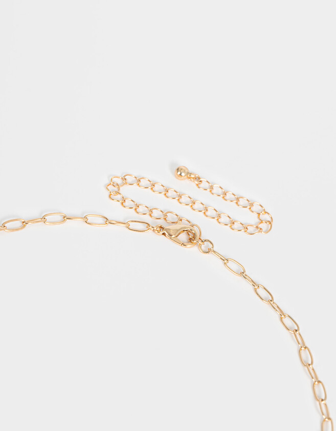 Collares Largos Mix plating Collar Largo Dijes Mixplating - Combinacion Bicolor