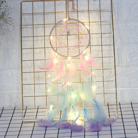 Atrapasueños Pastel Con Luces Led Atrapasueños Pastel Con Luces Led