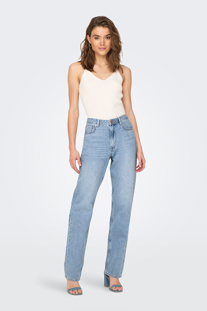 PANTALON VESTIR ONLY MUJER ONLVERONICA CREMA