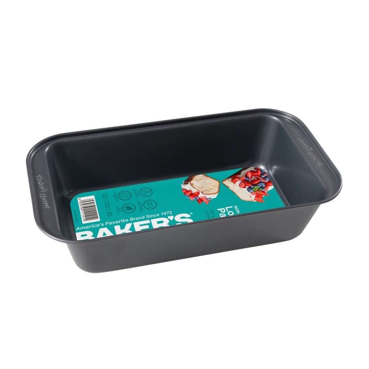 Budinera Antiadherente 28X15X7Cm/Esp 0.5Mm - Gris 