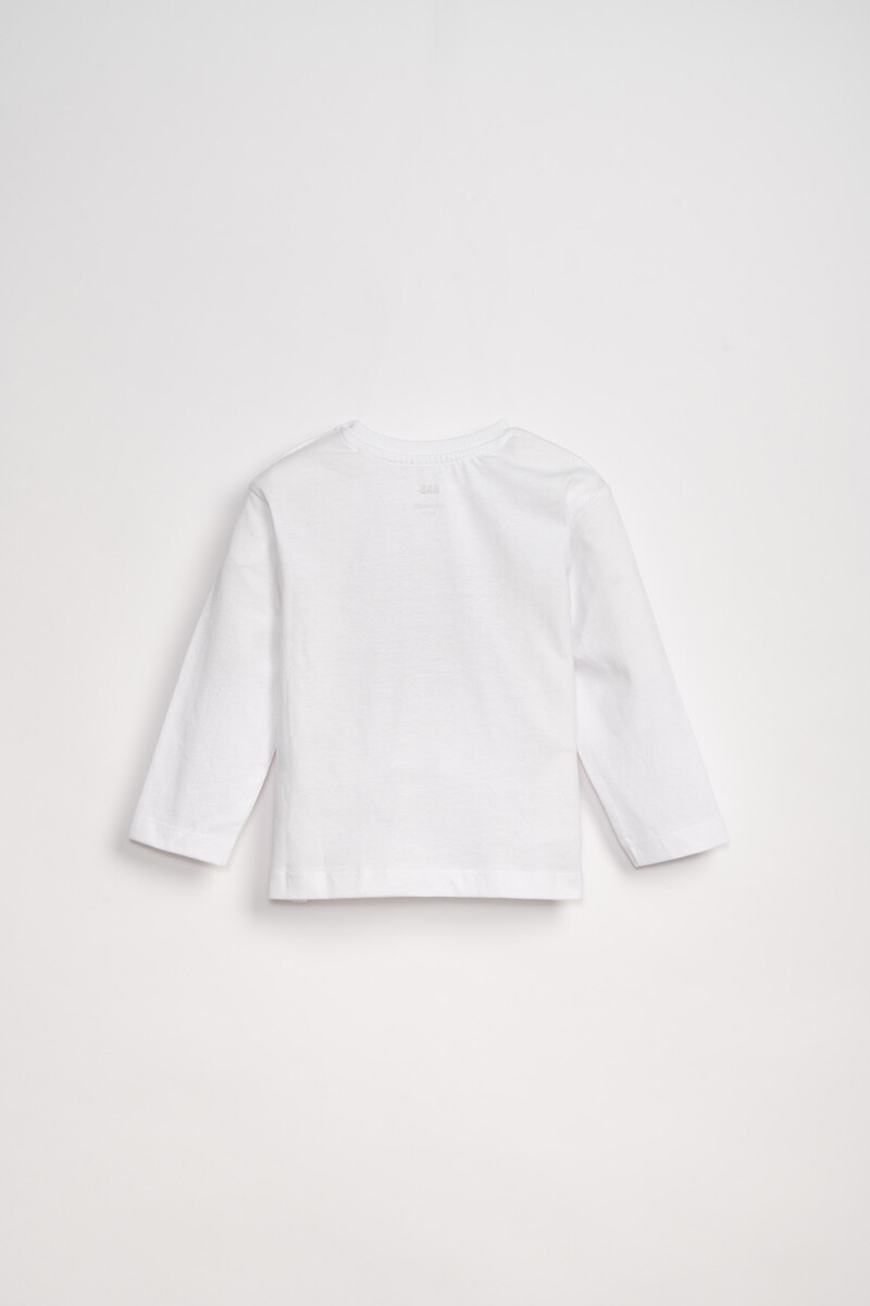 Remera estampa Love Blanco