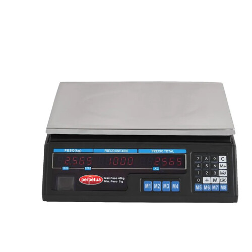 Balanza comercial de mesa 40 kgs. Perpetua Balanza comercial de mesa 40 kgs. Perpetua