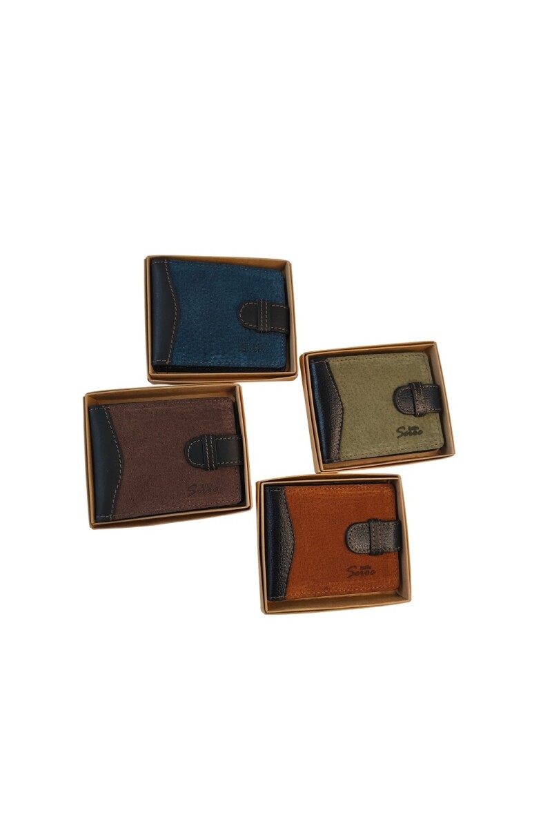 Billetera de cuero Marron
