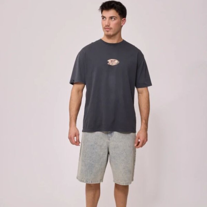 Remera MUNKE Rusty Gris