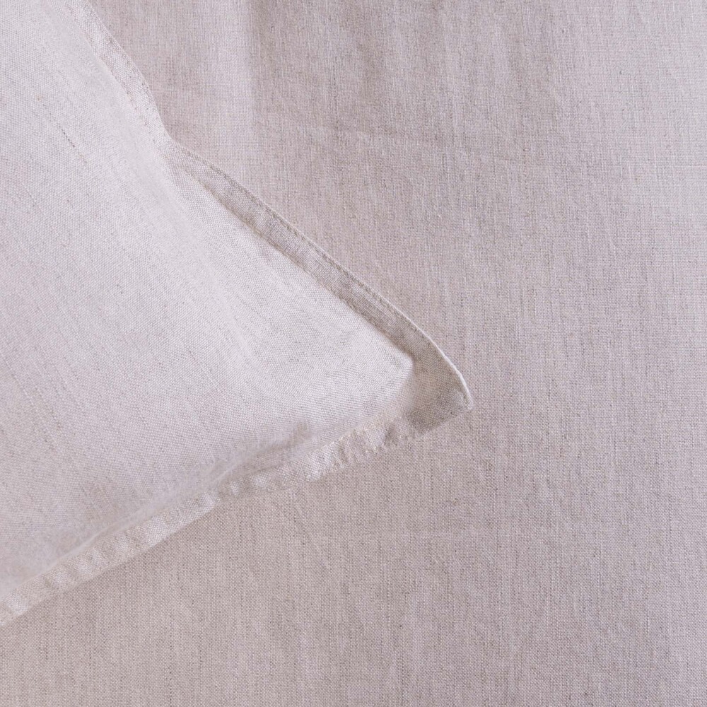 FUNDA NÓRDICA 2 PLAZAS LINO-Y-ALGODON NATURAL-BEIGE COTTON & LINEN NATURAL