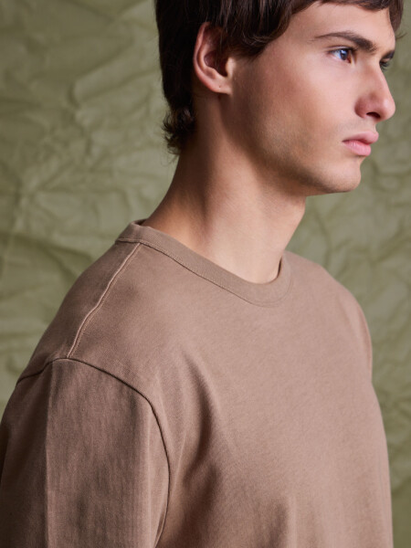 T-SHIRT OCTANS CAMEL
