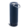 Parlante portatil bluetooth cilindro con correa simil flip azul Parlante portatil bluetooth cilindro con correa simil flip azul