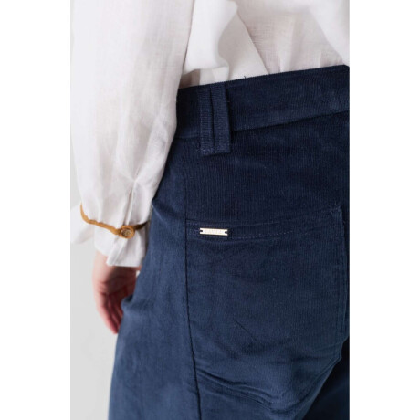 Pantalón Wide XL Corderoy Azul