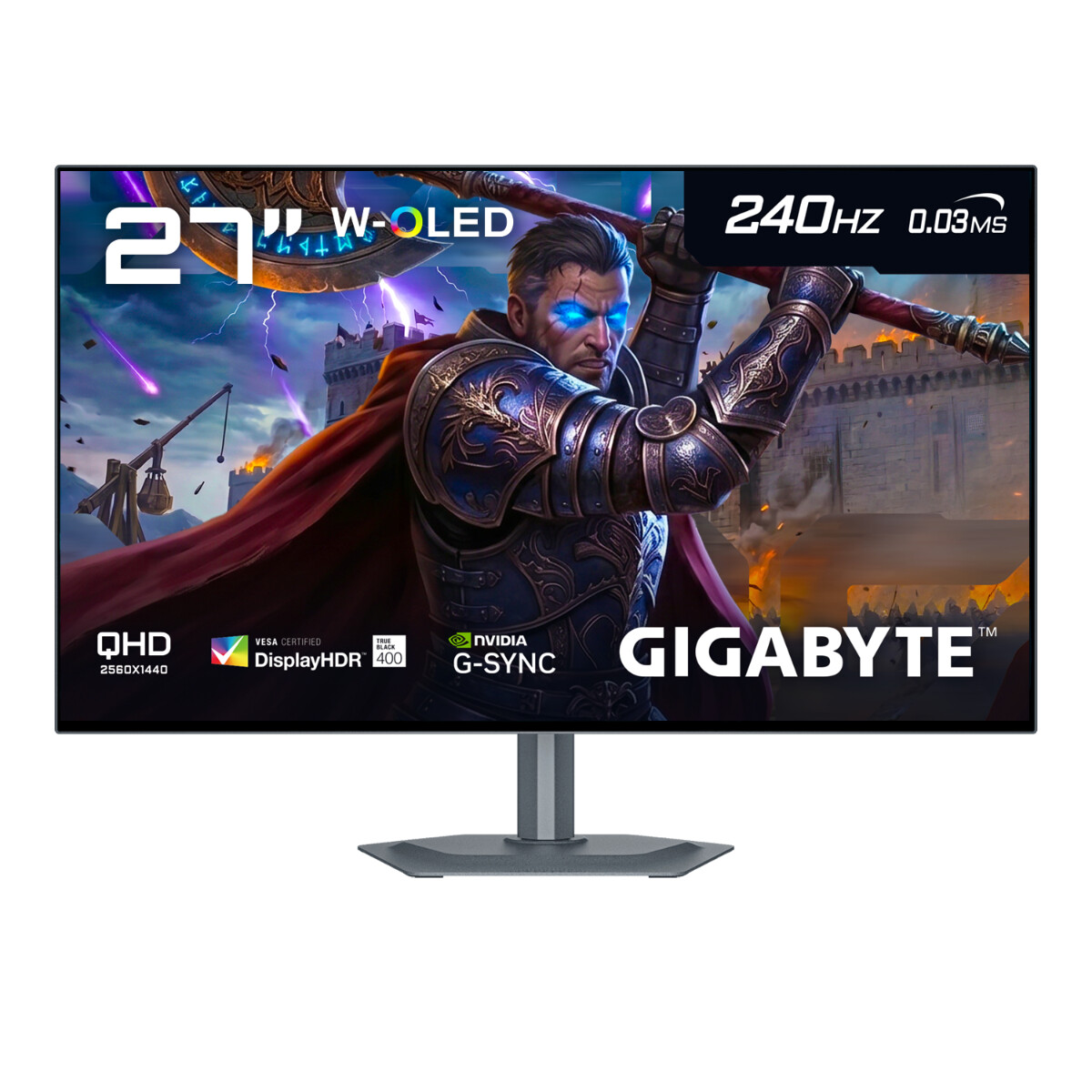 Monitor Gamer Gigabyte GO27Q24G 27" OLED QHD 240hz 0.03ms 