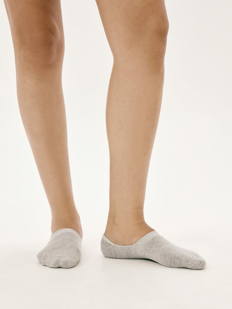 KIT DE 3 PARES DE MEDIAS UNISSEX - GRIS 