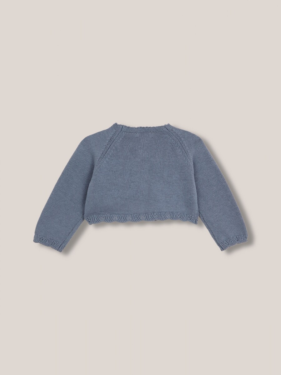 Chaqueta Con Ondas Gris