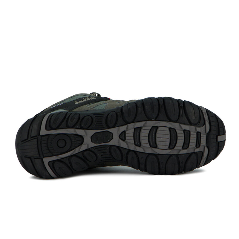 Diadora Hiking Hombre Waterproof Leather Mid - Gris Oscuro Gris Oscuro
