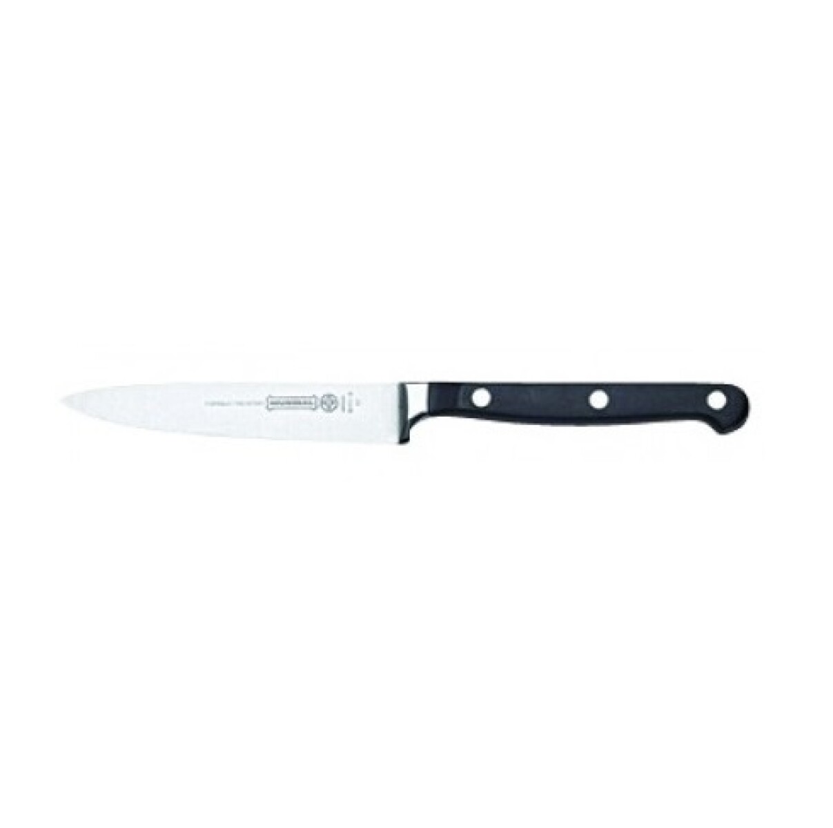Cuchilla mango negro Chef monoblock acero inoxidable 4'' 