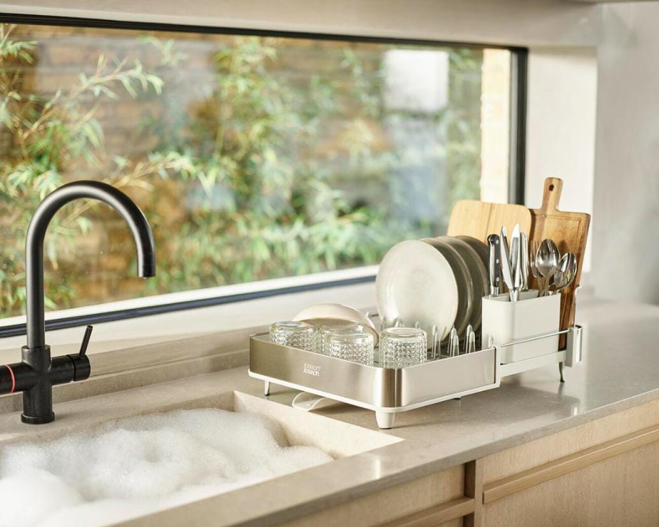 Escurridor de platos extensible (acero/gris) - Extend™ Steel Escurridor de platos extensible (acero/gris) - Extend™ Steel