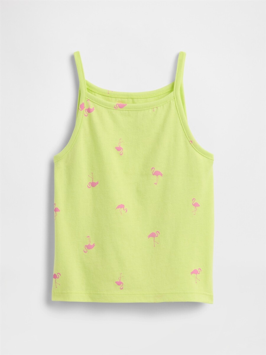 Musculosa Rib Toddler Niña - Superlime 