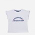 Remera con detalle de estampa BLANCO