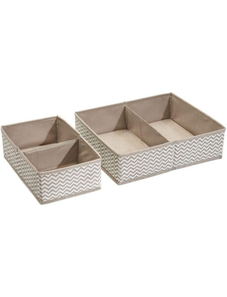 SET 2 ORGANIZADOR TELA 31x19x10/31x36x10CM GRIS SET 2 ORGANIZADOR TELA 31x19x10/31x36x10CM GRIS