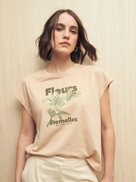 T-SHIRT ALLIE VESLO BEIGE