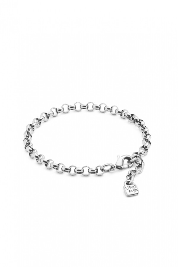 PULSERA CADENA EN ALEACIÓN DE METALES BAÑADAS EN PLATA DE LEY Pulsera