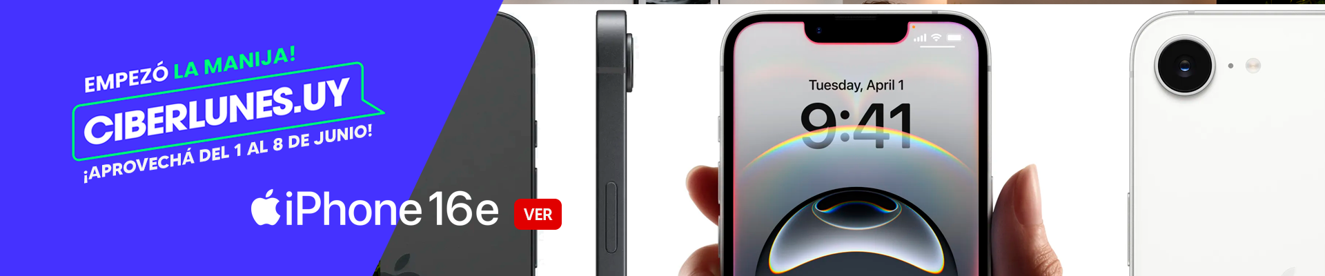 ¡Iphone 16e, hasta 24 cuotas!