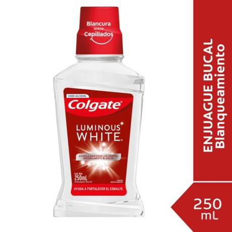 Colgate Luminous White enjuague bucal 250 ml Colgate Luminous White enjuague bucal 250 ml