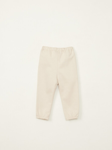Pantalón deportivo jogger Beige