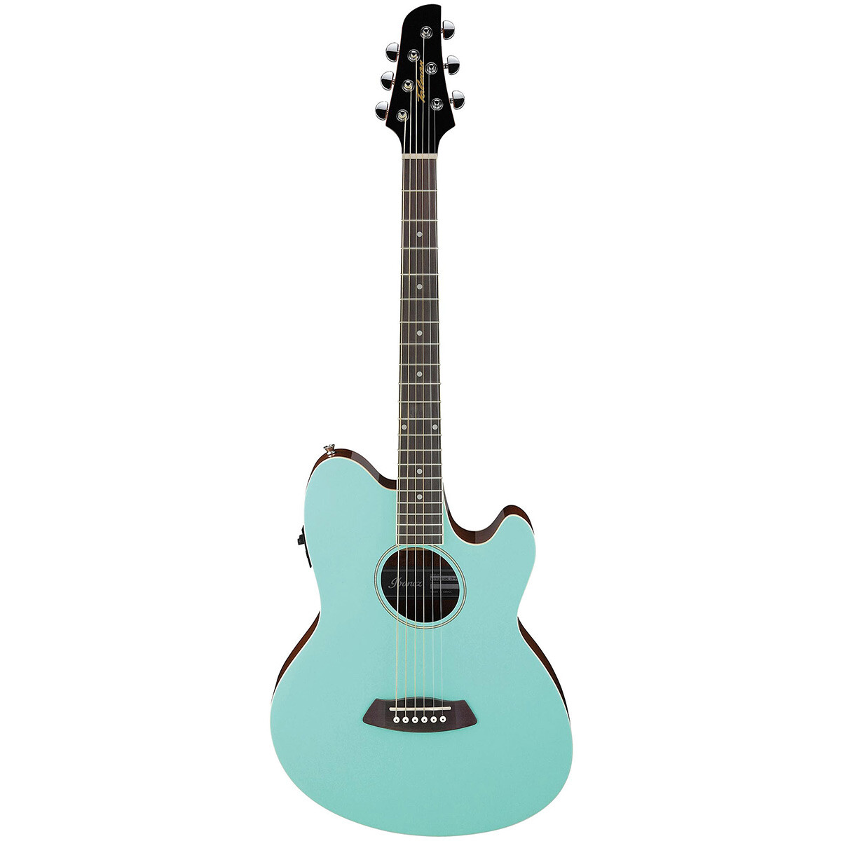 Guitarra Electro Acustica Ibanez Tcy10e Sea Foam Green High Gloss 