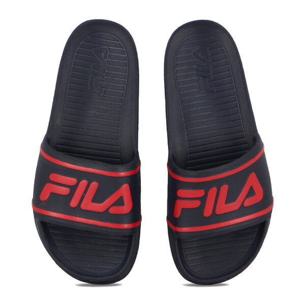 Chanclas Fila Sleek Slide Stfnvy/fred/fred Marino-rojo