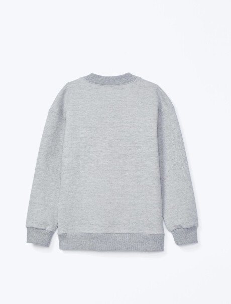 BUZO ESTAMPADO INFANTIL GRIS