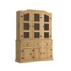 Cristalero 6 Puertas 3 Cajones - Linea Mexicana Natural Cristalero 6 Puertas 3 Cajones - Linea Mexicana Natural