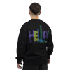 BUZOS ACTIVE HODDIE CON ESTAMPA Unisex - XC02 Negro