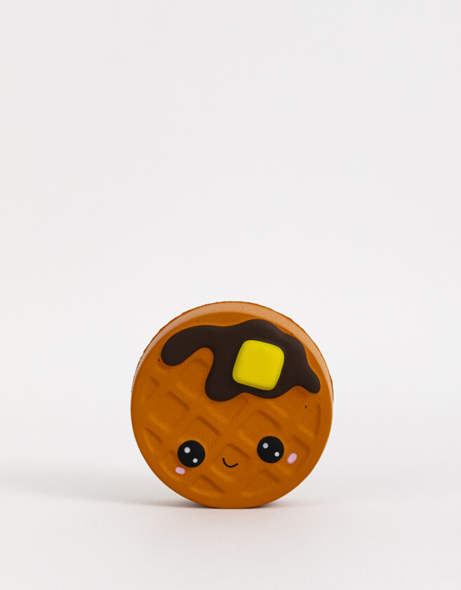 Lúdico Squeeze Squishy Waffle - Marron Medio