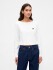 INTL LS CROPPED BOAT TEE FRESH WHITE