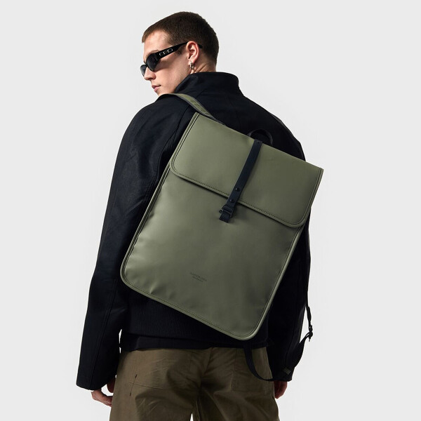 Mochila Gaston Luga Dash 18L C/ Bolsillo Laptop Notebook 16" Color Verde