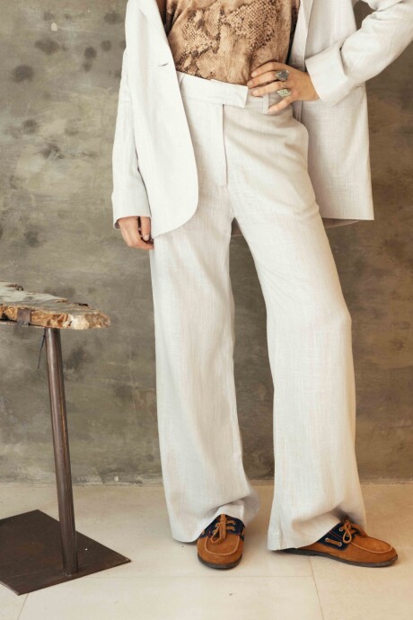Pantalón Sastre Lurex Gris