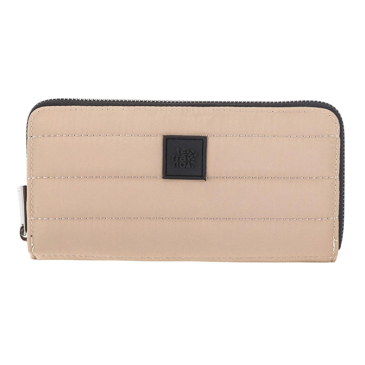 Monedero Terrano Urbano Lona Capitoneada - BEIGE 