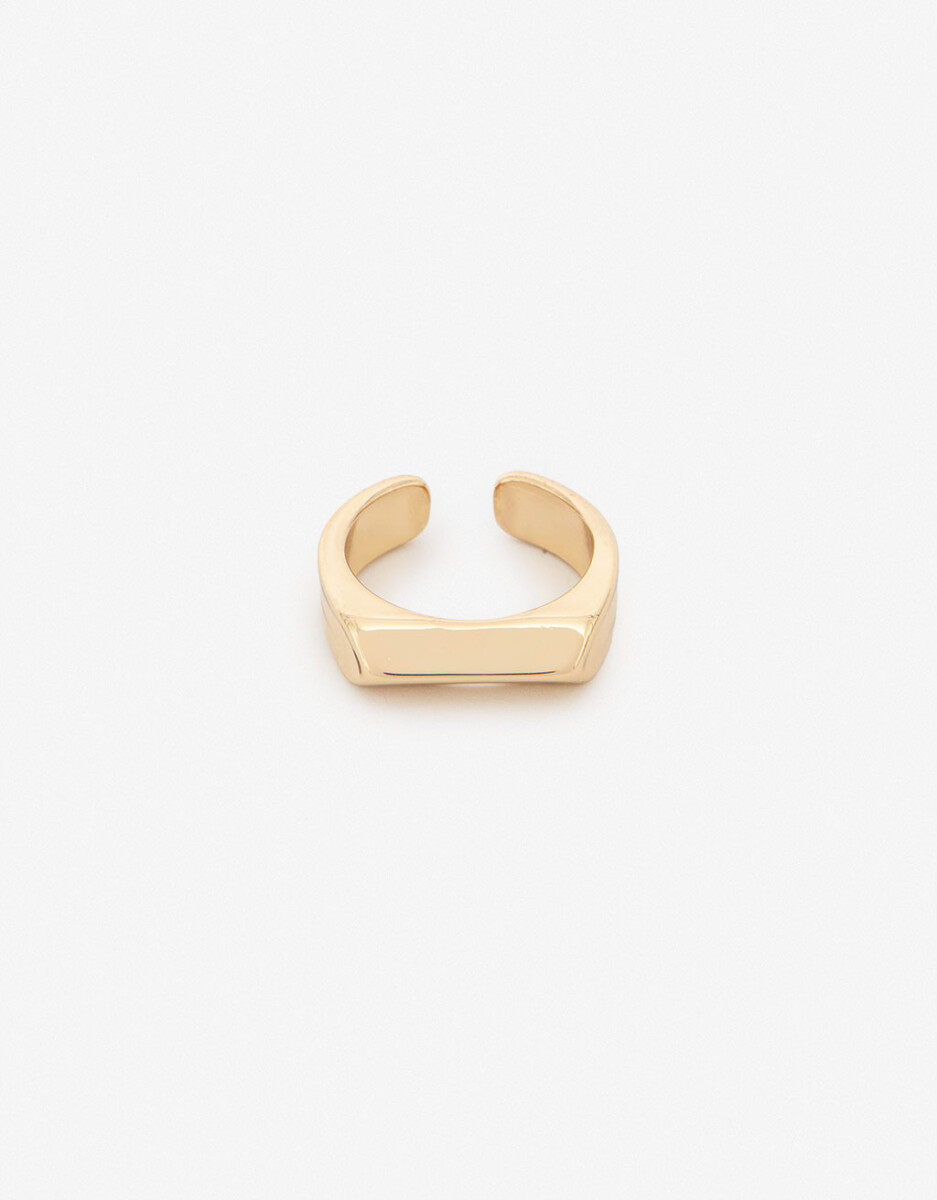 Anillo Metal Rectangular 