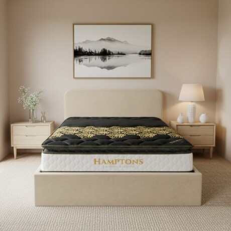 Sommier baul 2 plazas Hamptons Hybrid Iridium con respaldo Sommier baul 2 plazas Hamptons Hybrid Iridium con respaldo