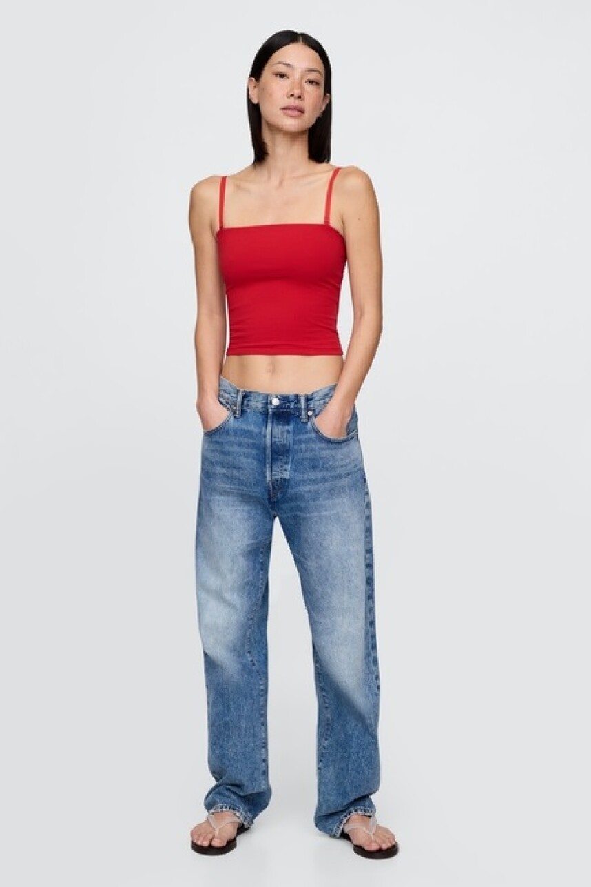 Musculosa Algodón Breteles Finos Mujer Tomato Sauce