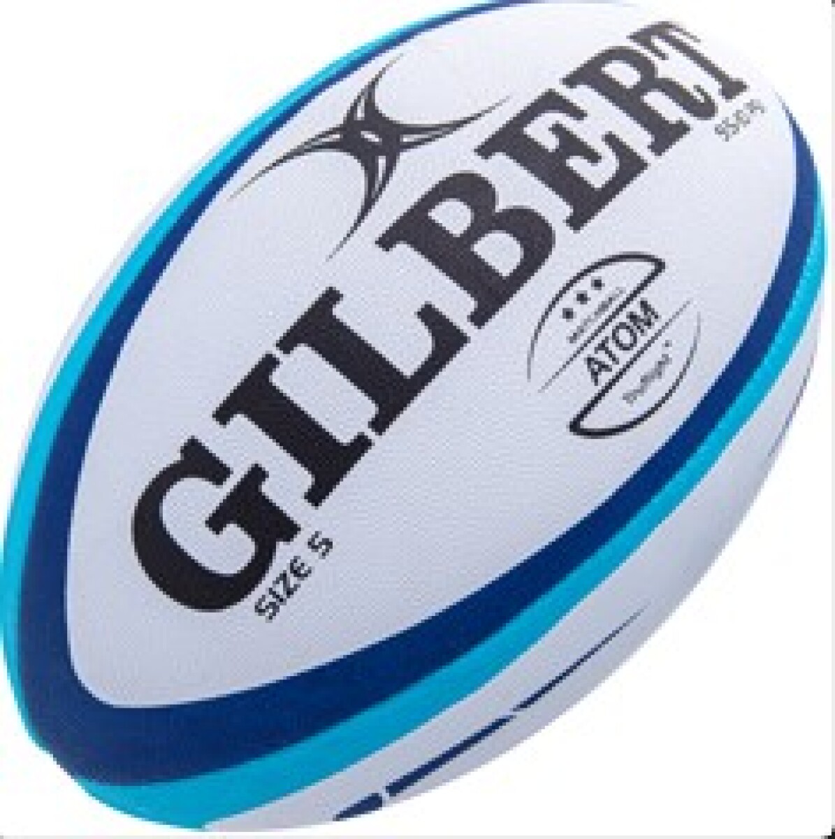 Pelota De Rugby Gilbert Atom Size 5 Azul - 001 