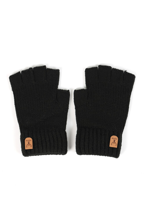 Guantes sin dedos Palmas Negro