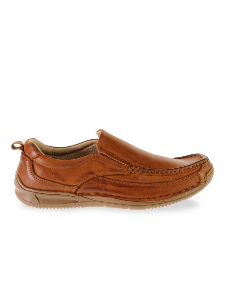 ZAPATO DE GAMUZA SIN CORDONES Marron