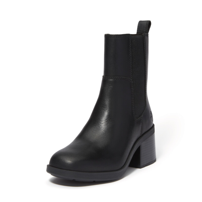 Botas Chelsea Bellevaux Mid Mujer Black Full Grain