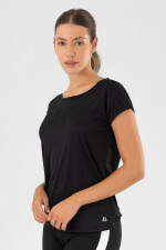 T-shirt piuma Negro