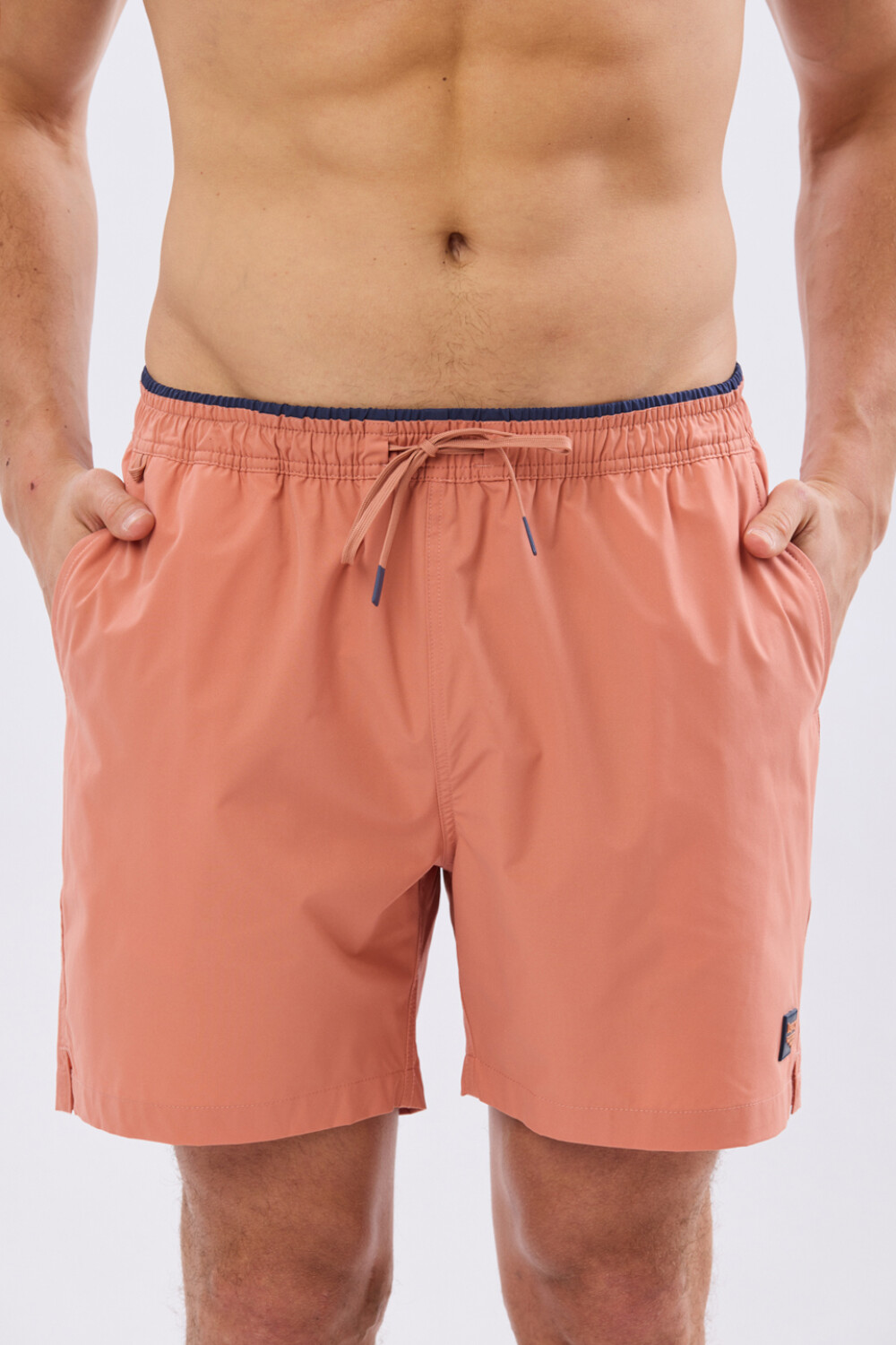 SHORT DE BAÑO FLEX LISO Coral