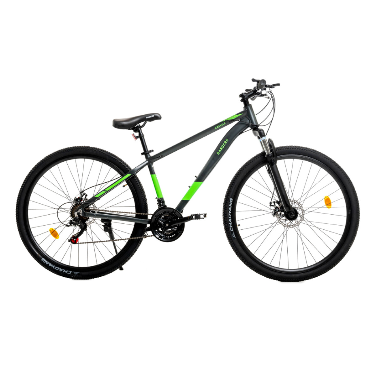 Bicicleta de Montaña Rodado 29 Aluminio Randers - Negro-Verde Neon 