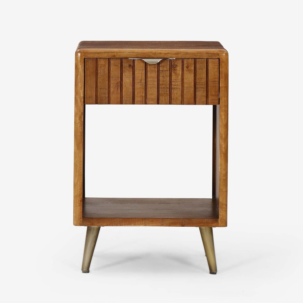 MESA DE LUZ MADERA MARRON RENEE 1C