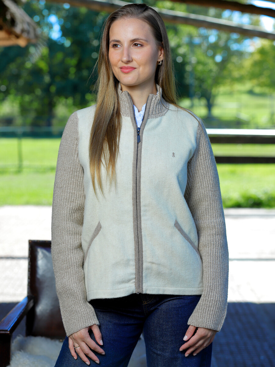 Campera Artesanal Bolonia - Crudo 