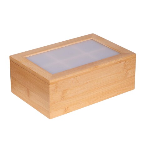CAJA TÉ BAMBU NATURAL-BEIGE A543